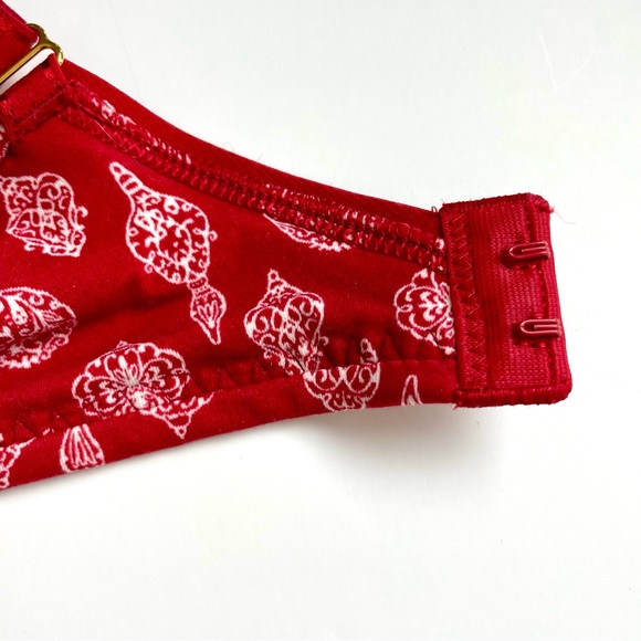 NWT Soma Size 34C Embraceable Full Coverage Underwire Merry & Bright Ruby Bra - Picture 10 of 11